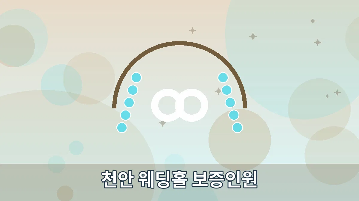 천안 웨딩홀 보증인원 안내 이미지 4