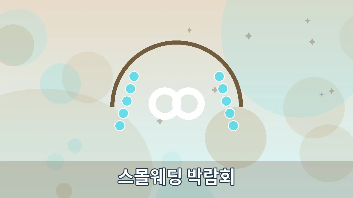 스몰웨딩 박람회 안내 이미지 4